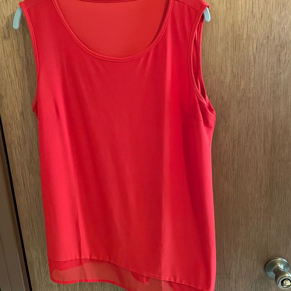 Women’s size large top tunic asymmetrical GUC